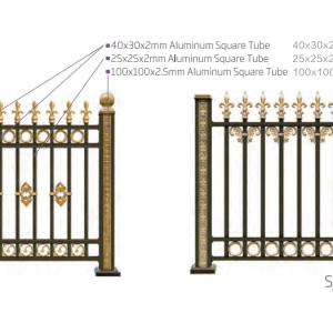 Aluminum Gate Fence SJ-W040
